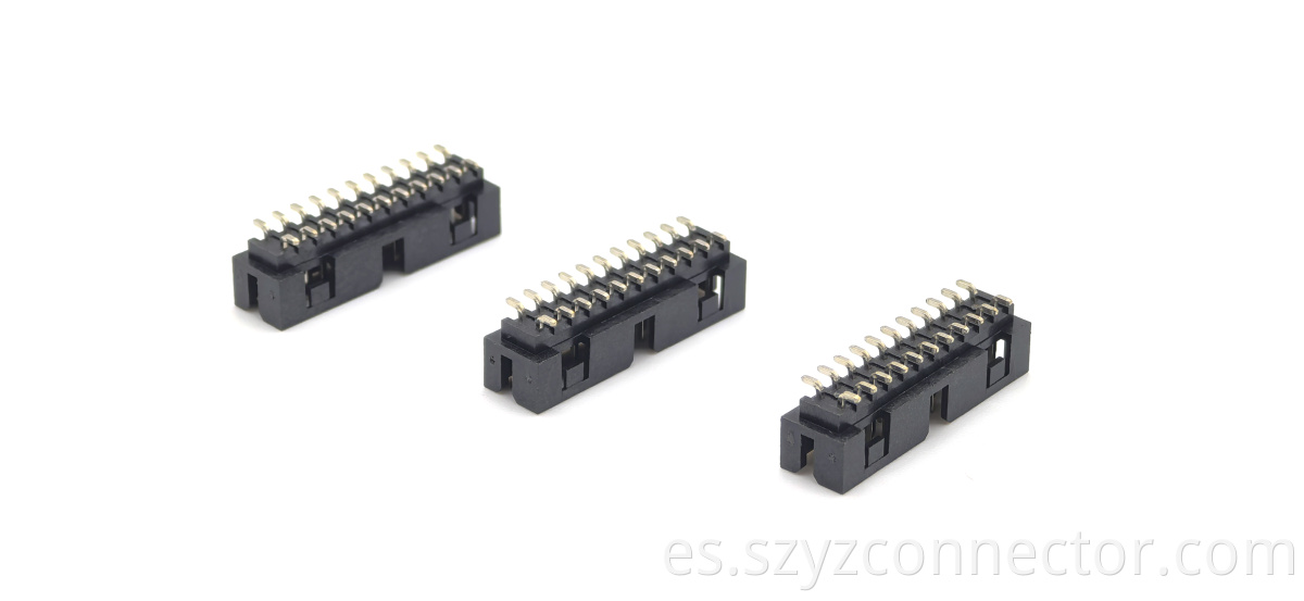 2.0mm Pitch Box header Connector SMT H6.4mm 2*11P